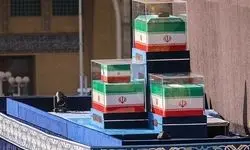 ورود پیکر رهبر شهید ایران به میدان آزادی/ پیکر شهدا هوایی تشییع می‌شود