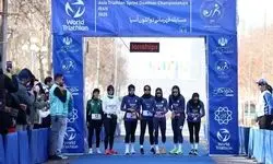 نصرآزادانی قهرمان مسابقات دواتلون آسیا شد