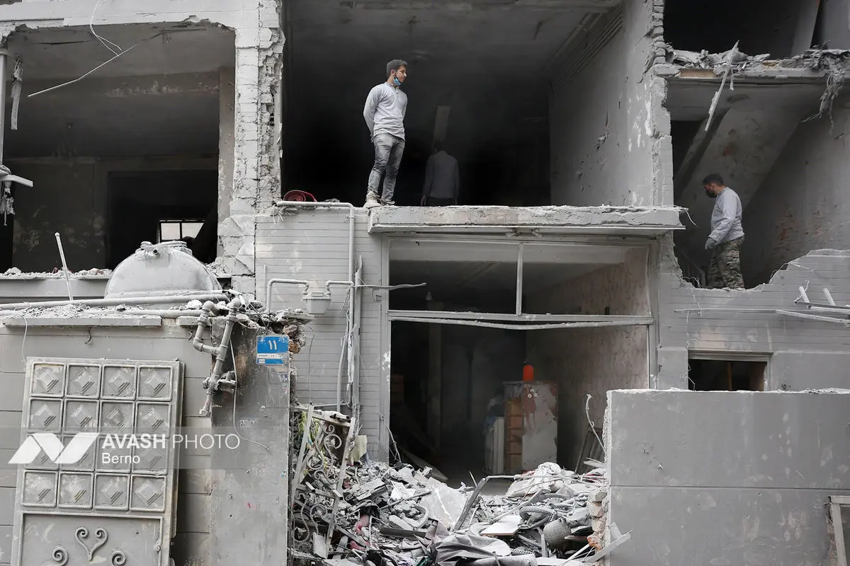 خسارات ناشی از تجاوز هوایی آمریکا و رژیم صهیونیستی به ایران - تهران