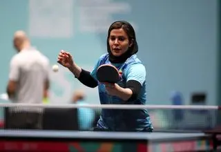 صعود کاپیتان تیم‌ ملی تنیس‌ روی میز بانوان به مرحله یک‌هشتم