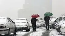 بارش باران و برف در اکثر مناطق کشور/افزایش آلاینده‌ها در ۵ استان