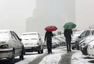 بارش باران و برف در اکثر مناطق کشور/افزایش آلاینده‌ها در ۵ استان