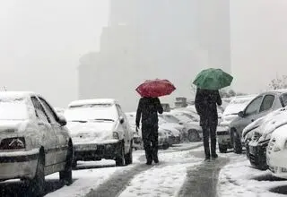 بارش باران و برف در اکثر مناطق کشور/افزایش آلاینده‌ها در ۵ استان