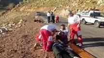 عملیات 7 ساعته برای نجات 5 نفر از سقوط خودرو در توسکستان