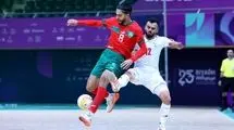 دیدار تیم ملی فوتسال ایران مقابل مراکش با نتیجه مساوی به پایان رسید