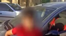 توقیف یک خودرو سواری با رانندگی کودک ۱۲ ساله