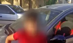 توقیف یک خودرو سواری با رانندگی کودک ۱۲ ساله