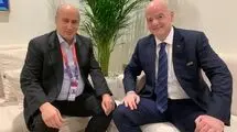 دلجویی رئیس فیفا از ایران در اینستاگرام