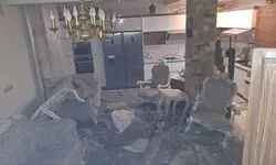  انفجار منزل مسکونی ۲ طبقه در نارمک