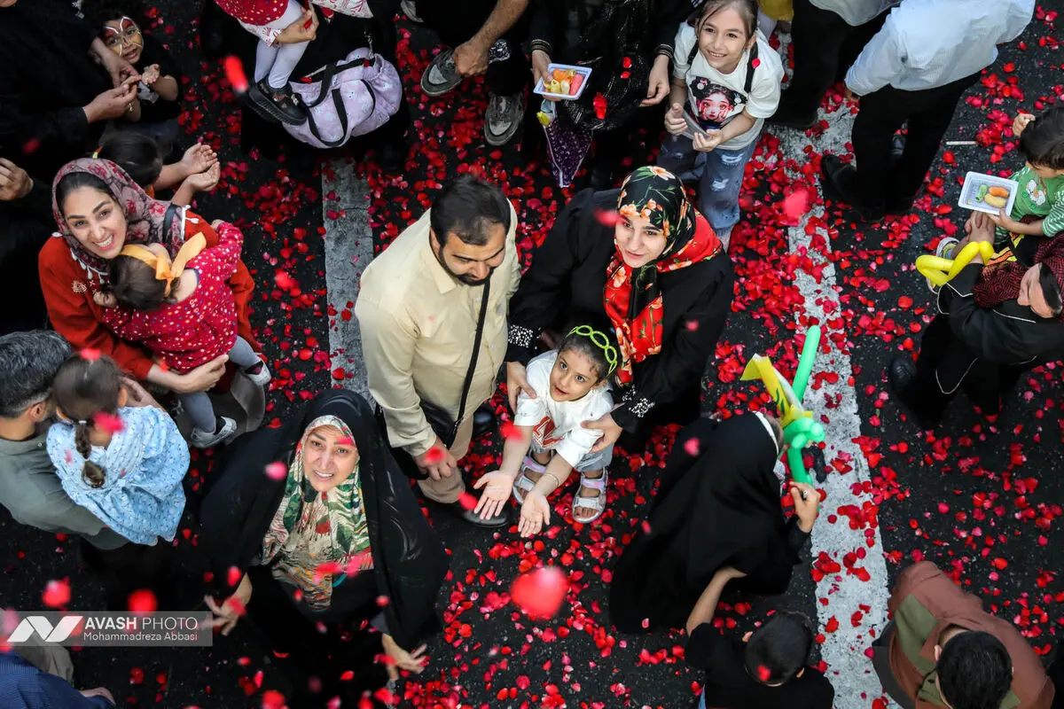 اجتماع ۵ کیلومتری امام رضایی‌ها در تهران
