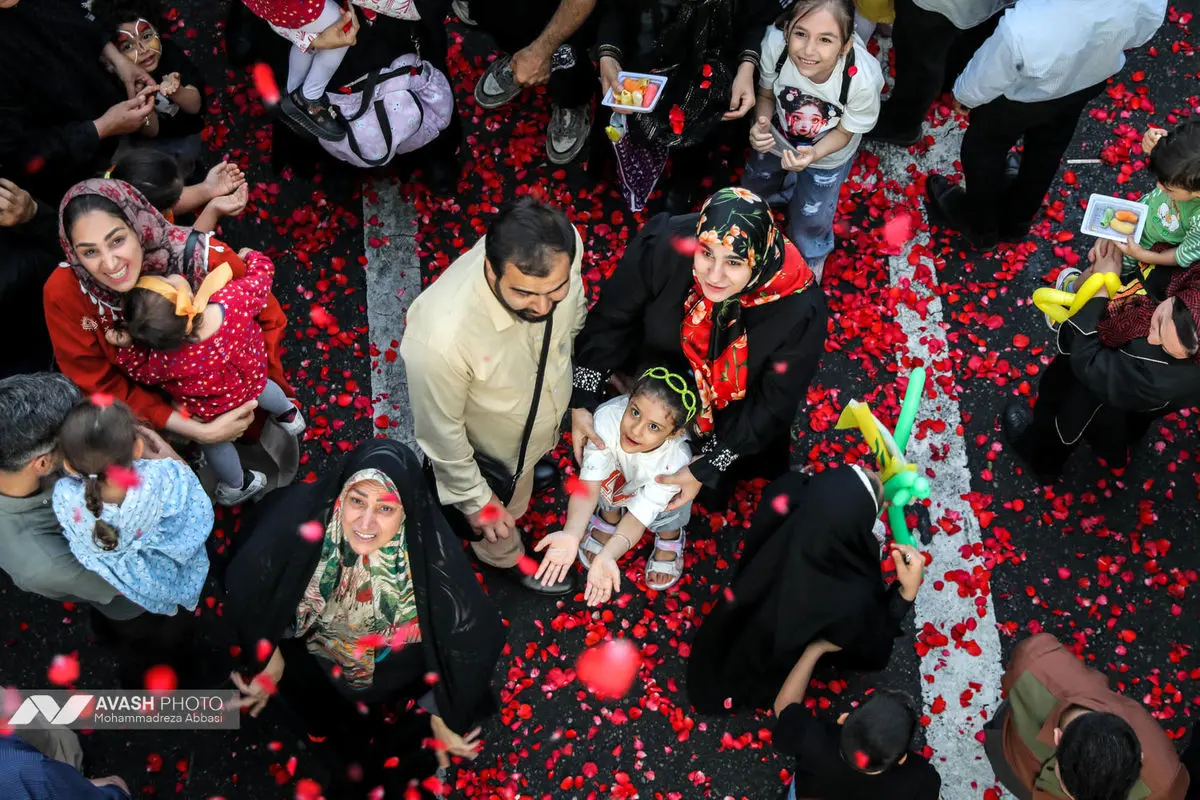 اجتماع ۵ کیلومتری امام رضایی‌ها در تهران