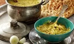طرز تهیه کال جوش غذای سنتی تهرانی با کشک، گردو و گوجه