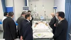 عیادت حاجی میرزایی از کارمند حوزه روابط عمومی ریاست جمهوری