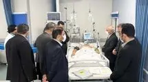 عیادت حاجی میرزایی از کارمند حوزه روابط عمومی ریاست جمهوری