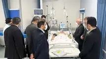 عیادت حاجی میرزایی از کارمند حوزه روابط عمومی ریاست جمهوری