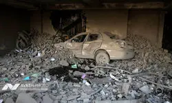 لحظات نفسگیر نجات ۲ نفر از زیر آوار حسینیه اعظم زنجان/ ببینید