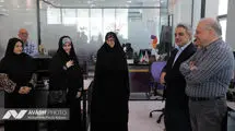 بازدید دکتر فاطمه طباطبایی، عروس امام خمینی (ره) از آوش 