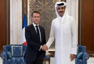 ایران؛ محور گفت‌وگوی تلفنی امیر قطر و مکرون
