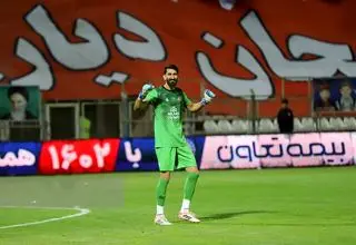  بهترین بازیکن دیدار تراکتور- الشرطه بیرانوند شد