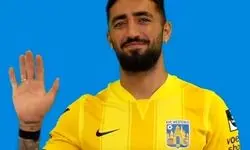 گلزنی اللهیار صیادمنش در بازی مقابل یاران علیرضا جهانبخش