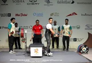 پاراوزنه بردار ایران در دسته ٨٠ کیلوگرم نایب قهرمان شد