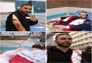۳ امدادگر هلال احمر حین امدادرسانی مورد هدف رژیم صهیونیستی و آمریکا قرار گرفتند