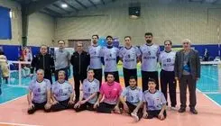 قهرمانی گلستان در مسابقات والیبال نشسته کشور