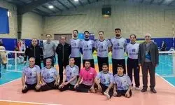 قهرمانی گلستان در مسابقات والیبال نشسته کشور