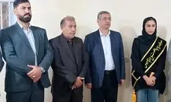 اهدای مدال طلای قهرمانی آسیا به خانواده شهیده غلامی