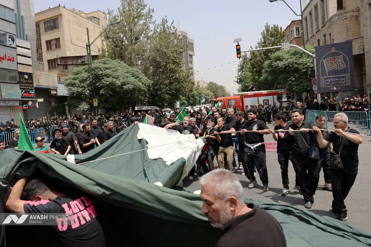 خیمه سوزان ظهر عاشورا - چهارراه گلوبندک
