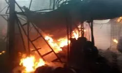 آتش‌سوزی گسترده در بابل