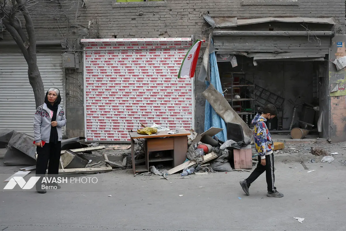 خسارات ناشی از تجاوز هوایی آمریکا و رژیم صهیونیستی به ایران - تهران