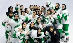 نایب قهرمانی تیم هاکی روی یخ بانوان ایران در کاپ آسیا