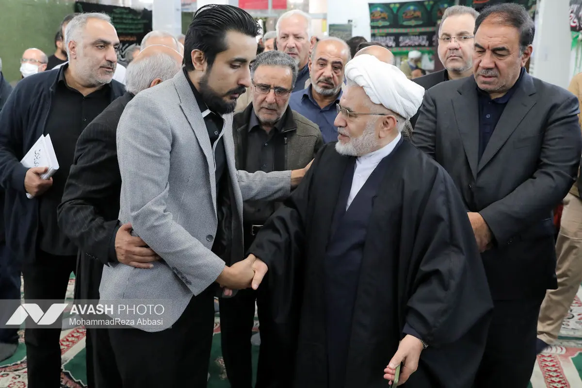 مراسم تشییع سید محمد تاج زاده