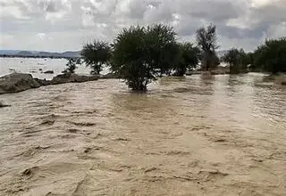 سیل گسترده در ولز پس از بارش‌های طولانی مدت + فیلم