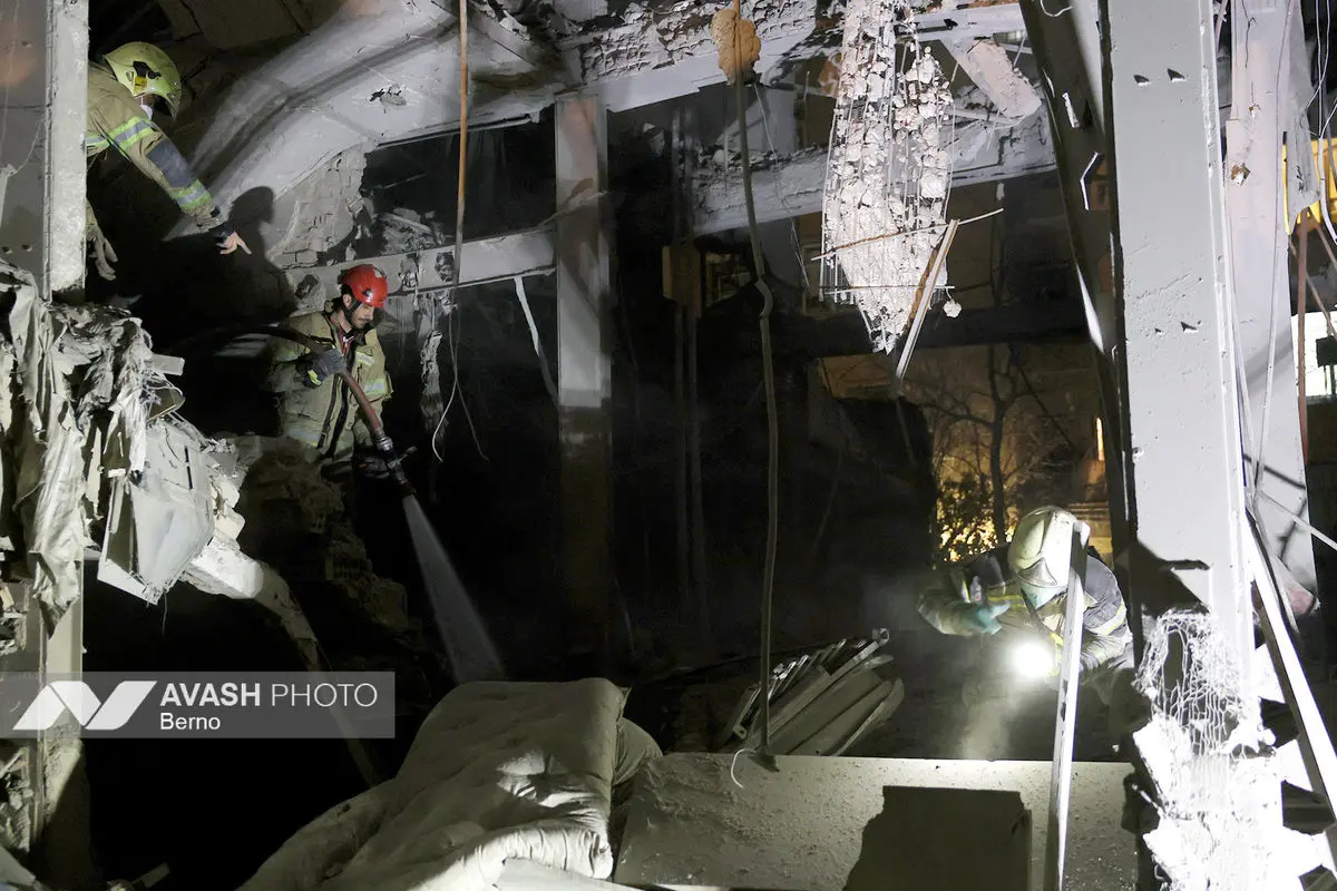 حملات شبانه آمریکایی - اسرائیلی به مناطق مسکونی تهران