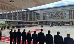 استقبال رسمی رئیس جمهور بلاروس از پزشکیان