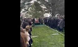 تصاویری از مراسم خاکسپاری بهرام بیضایی در آمریکا+ ویدئو