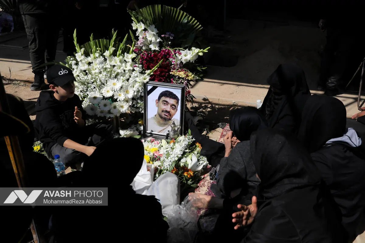 وداع با پیکر شهدای حملات صهیونی-آمریکایی