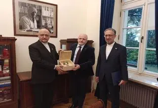 دیدار دستیار وزیر و مدیرکل شرق اروپا و مدیترانه وزارت امور خارجه با رئیس کمیسیون امور خارجه مجلس نمایندگان لهستان 