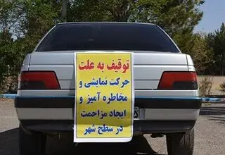 توقیف 14 خودرو شوتی در این منطقه