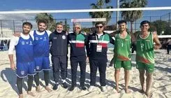 صعود تیم ملی «الف» والیبال ساحلی از مرحله مقدماتی