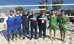 صعود تیم ملی «الف» والیبال ساحلی از مرحله مقدماتی