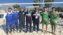 صعود تیم ملی «الف» والیبال ساحلی از مرحله مقدماتی