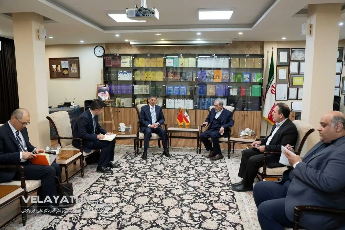سفیر جمهوری خلق چین در تهران با ولایتی دیدار کرد
