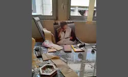 آخرین وضعیت خانه اکبر رادی که در جنگ ۱۲ روزه نیمه‌ویران شد
