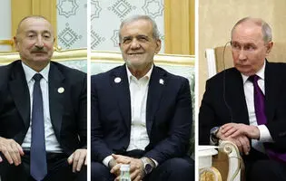 تاکید بر گسترش همکاری ها در نشست سه جانبه ایران روسیه و آذربایجان