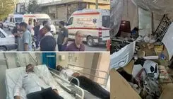 مصدومیت ۲ مامور اورژانس در امدادرسانی