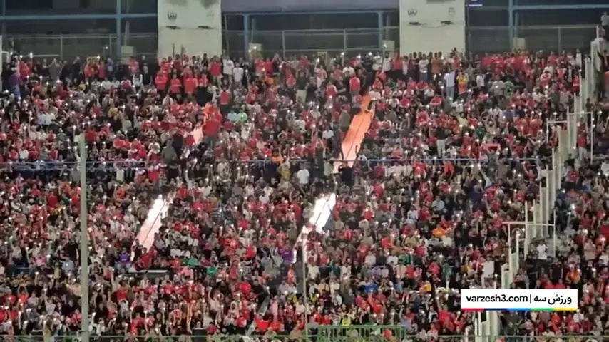 قایقران روحت شاد؛کار زیبای هواداران پرسپولیس