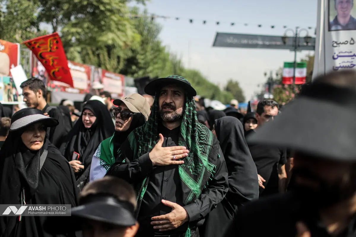 مراسم پیاده‌روی جاماندگان اربعین حسینی (ع) در تهران